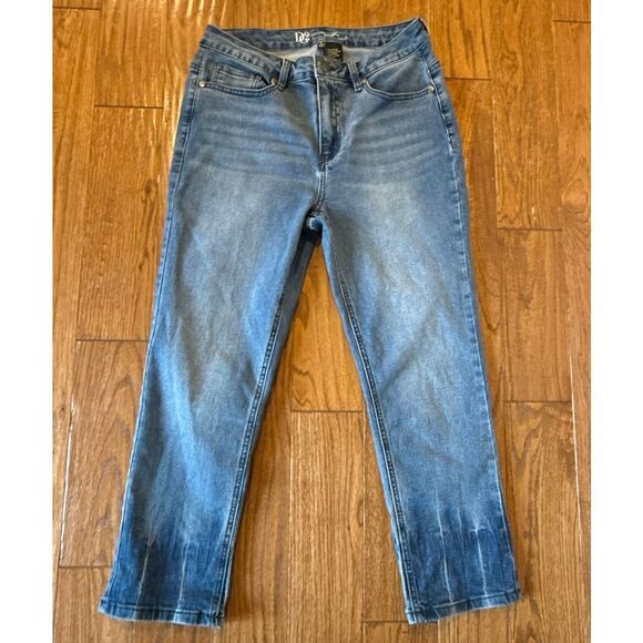 DG2 Diane Gilman denim straight leg jeans size 6 - Picture 2 of 8